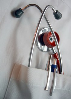 This macro photo of a health care professional sporting the paraphernalia of healthcare was taken by photographer Sanja Gjenero of Zagreb, Croatia.